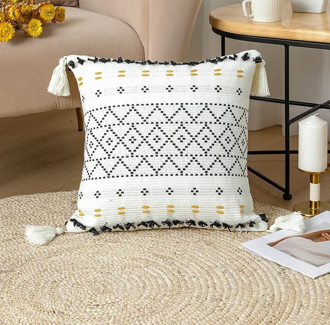 Luvikno | Bohemian SatinCiel Putetrekk - Luksus Putetrekk med Tuftet Design for Enhver Interiør