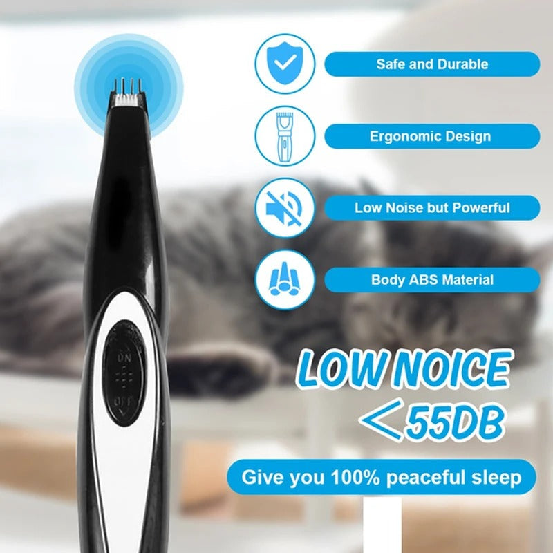 Ny USB-oppladbar trimmer for dyrehår Luvikno