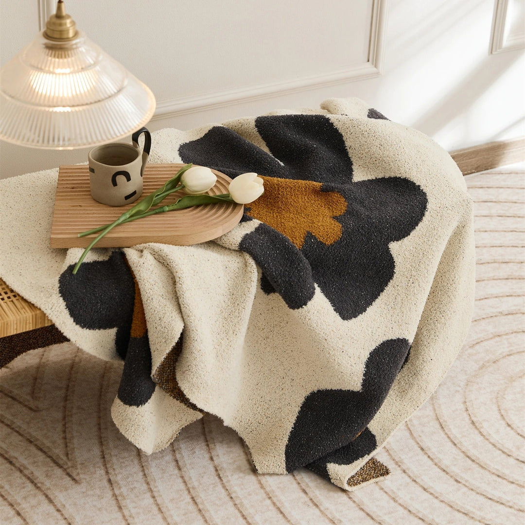 FloralSoft - Luksus Mikrofiber Teppe for Ultimat Komfort Luvikno
