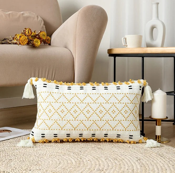 Luvikno | Bohemian SatinCiel Putetrekk - Luksus Putetrekk med Tuftet Design for Enhver Interiør