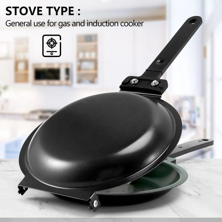 Luvikno | MasterPan Dobbeltsidig Non-stick Panne – For Perfekt Matlaging uten Å Klistre