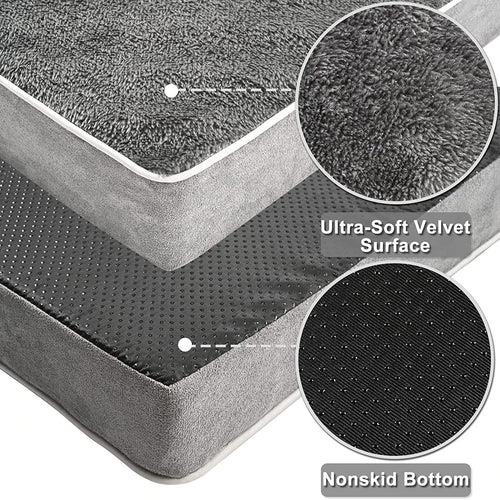 Ergonomisk Hundepute med Minne Skum – ComfortPaw Luvikno