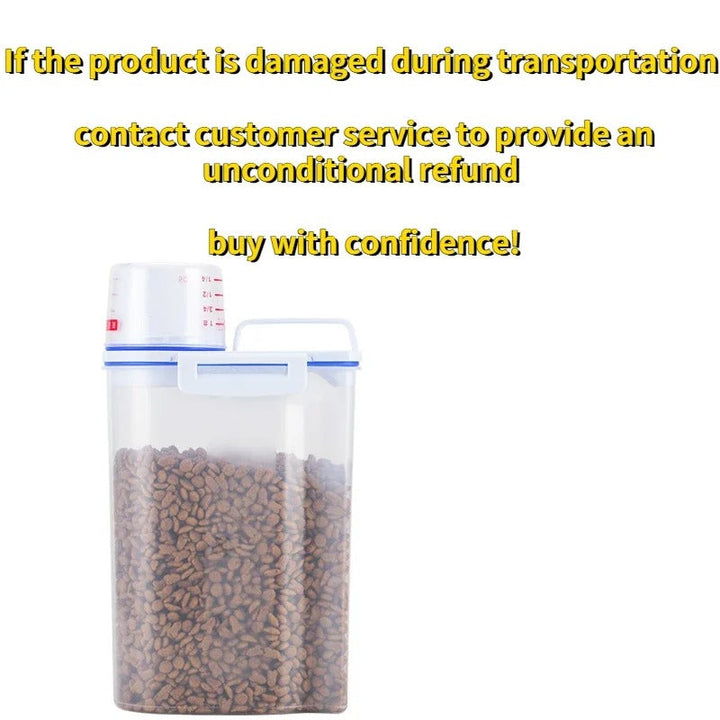 Pet Food Storage Container with Airtight Seal Luvikno