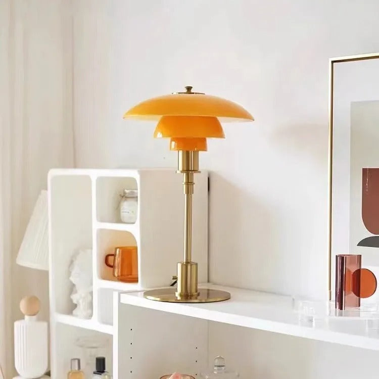 Nordic Glass Table Lamp – Minimalist LED Lys for Hjem | Luvikno