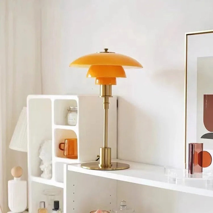 Nordic Glass Table Lamp – Minimalist LED Lys for Hjem | Luvikno