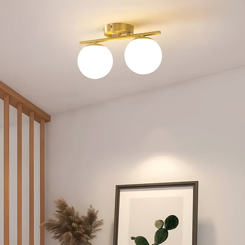LED taklampe laget av glass – Nordisk design | For stue & soverom | Luvikno