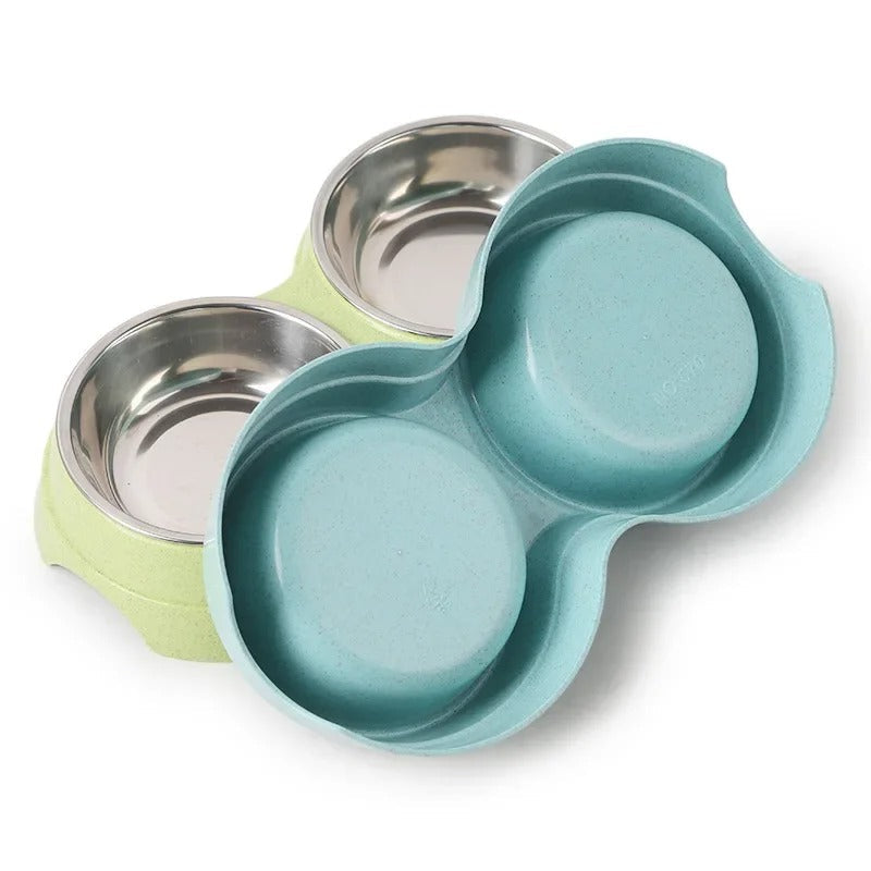 DualFeast Pet Bowls Luvikno