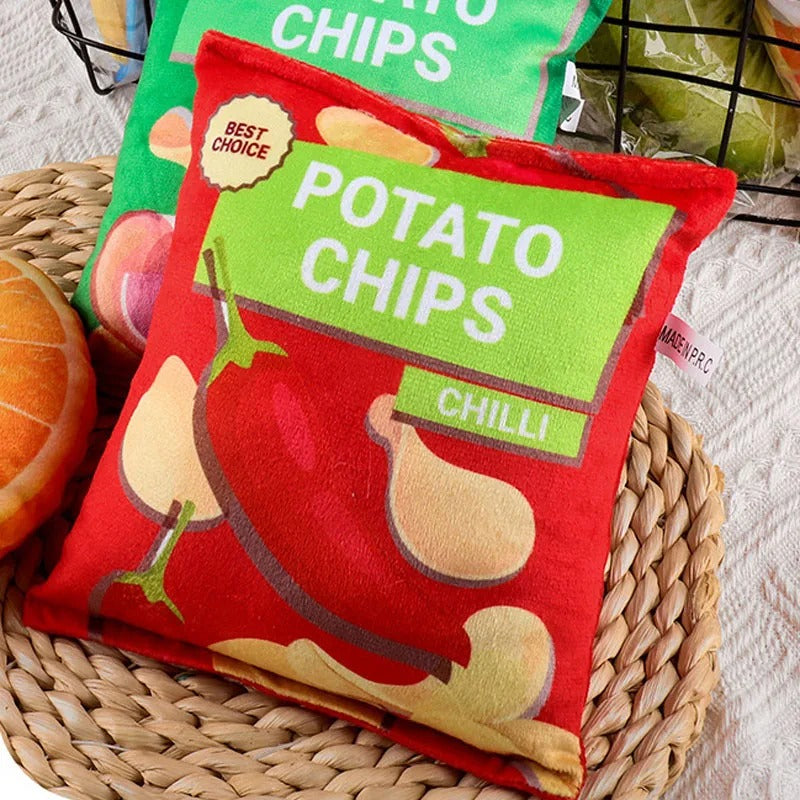 Morsom Hundeleketøy Chips Luvikno