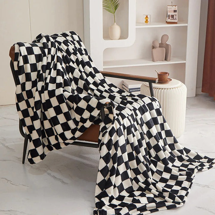 Tessellé Throw – Luxe Koral Fløyelspledd Luvikno
