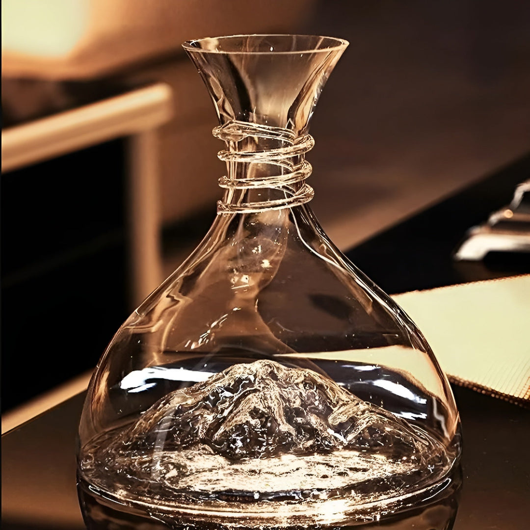 Krystall glass vin desinfiser - Rask beluftning & kreativt design | Perfekt for hjemmet og baren | Luvikno