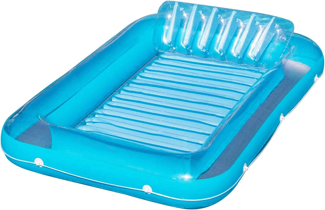 Oppustebar Lounger med Hodepute og Koppholdere | Luvikno