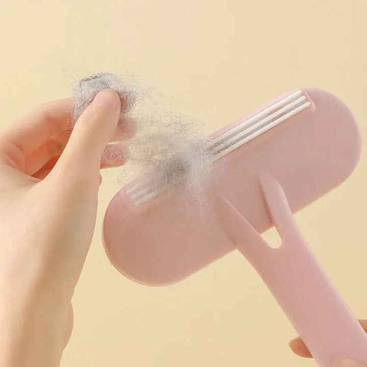 Pet Hair Brush Enkel Stein Kontroll & Stell Luvikno