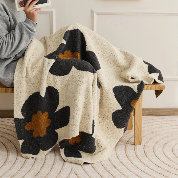 FloralSoft - Luksus Mikrofiber Teppe for Ultimat Komfort Luvikno