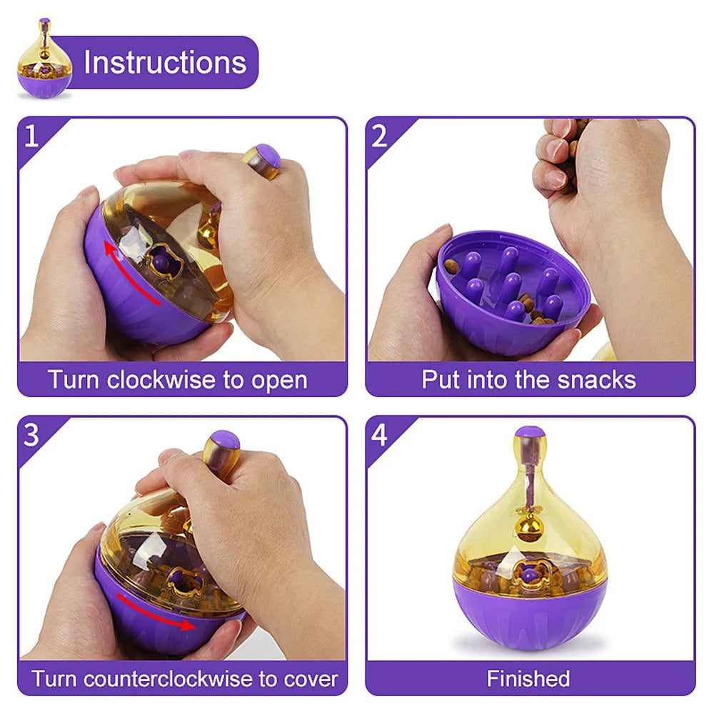 Pet Cat Fun Bowl Feeding Toy Luvikno