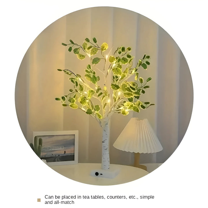 Luvikno | Magisk BrightTree Bordlampe – Elegant Treedesign med Varm LED-belysning