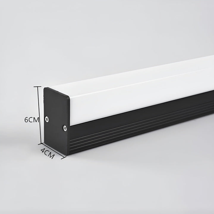 Lang Stripe Vegg Speil Belysning – Superlys Akryl Lys for Bad | Moderne Design for Hjem og Hoteller | Luvikno