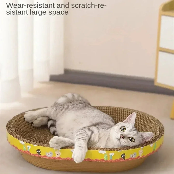 Holdbar Oval Katt Nest Bollift