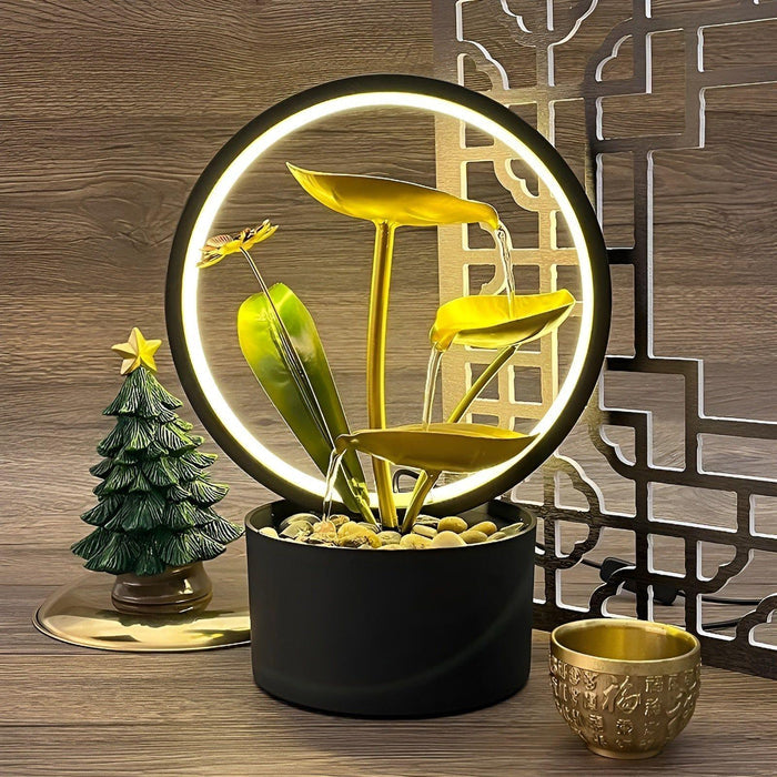 GlowCascade - beroligende fossefalls bordlampe Luvikno