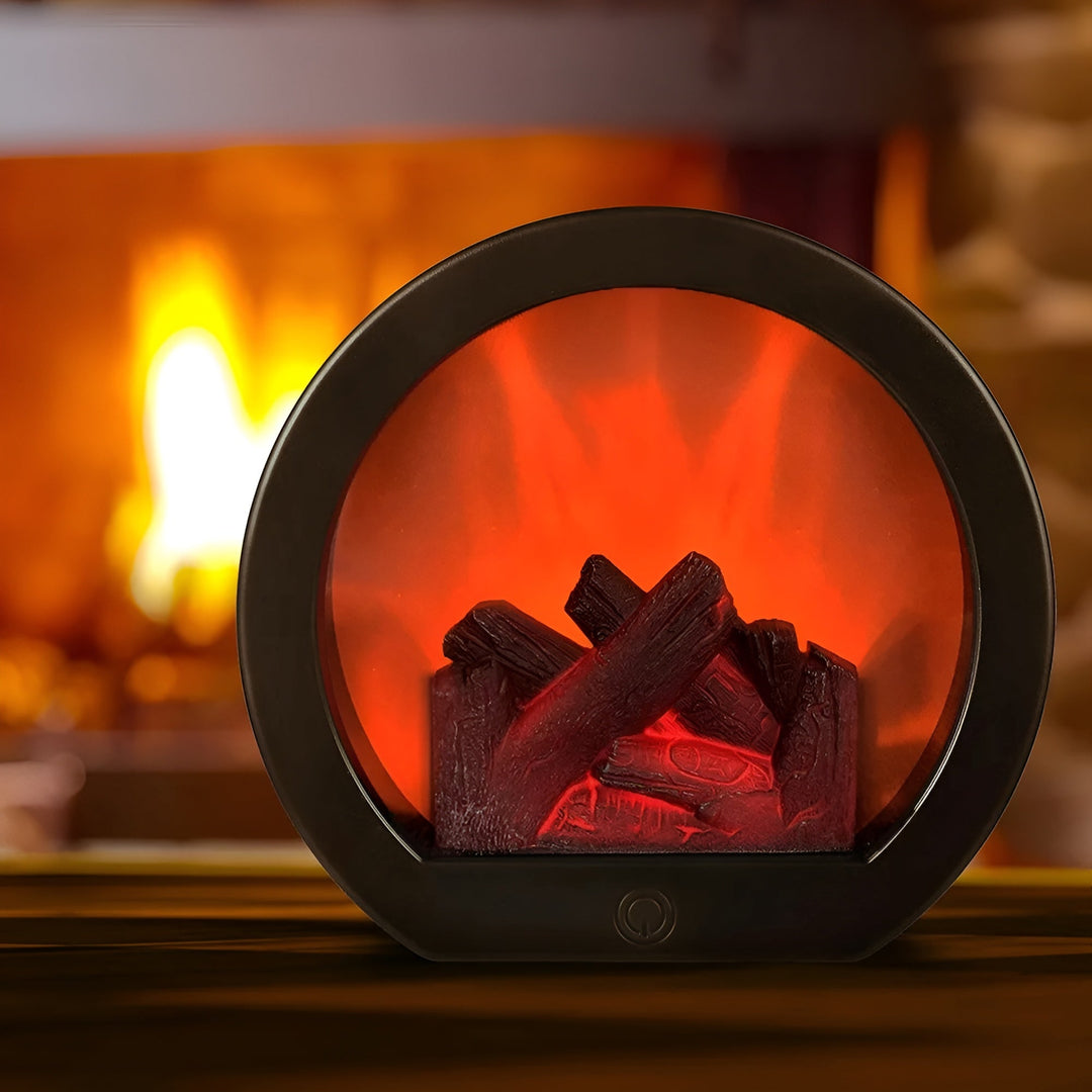 RadiantGlow Flamme Lampe - Bring Varme og Atmosfære til hjemmet ditt | Luvikno