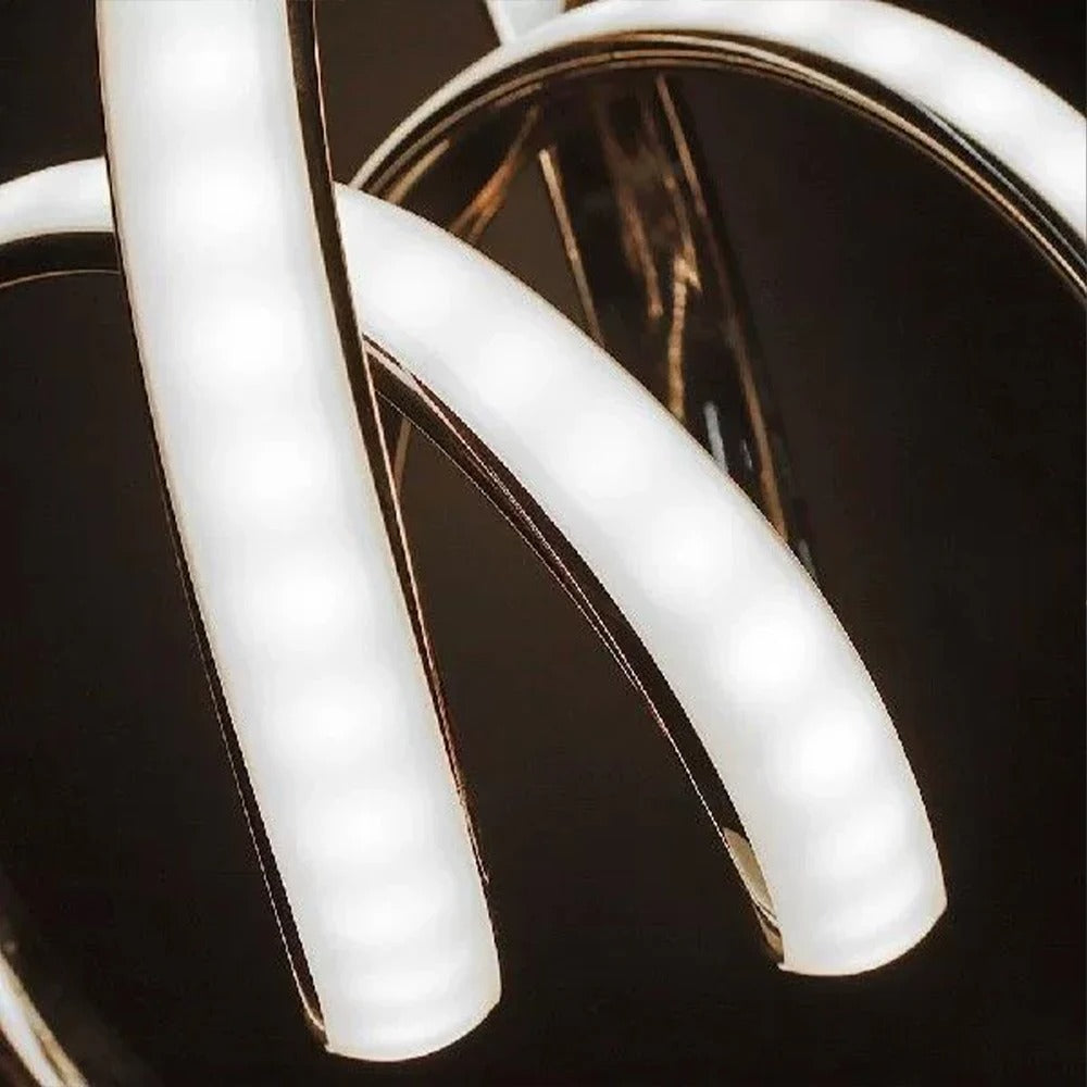 Luvikno | Luminare - Moderne LED Bordlampe med Buet Design og USB-tilkobling