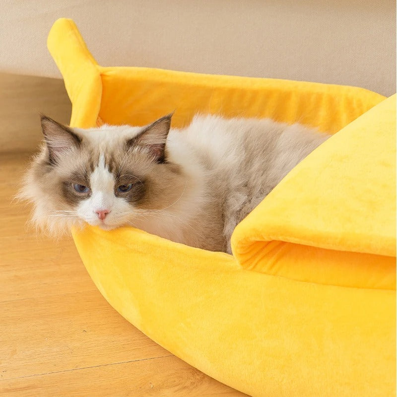 Banana Cat Bed Luvikno