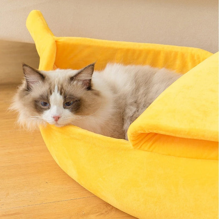 Banana Cat Bed Luvikno