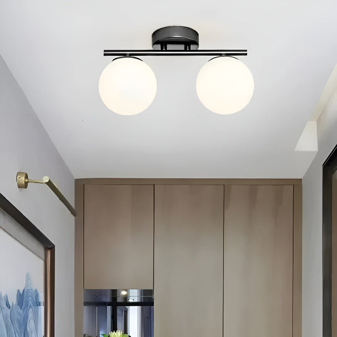 LED taklampe laget av glass – Nordisk design | For stue & soverom | Luvikno