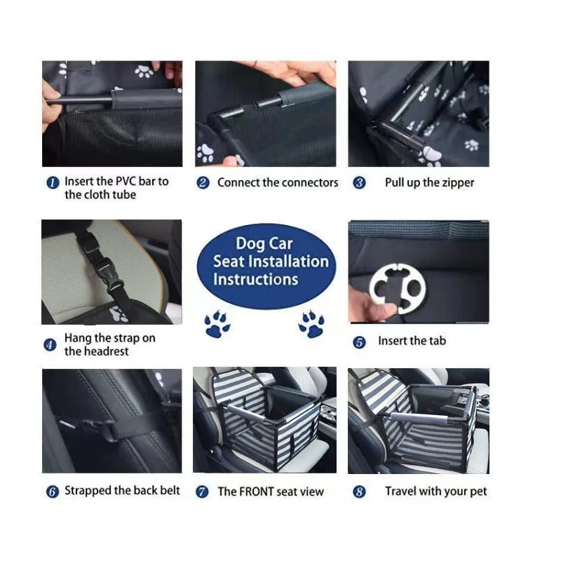 Travel Dog Seat Cover Luvikno