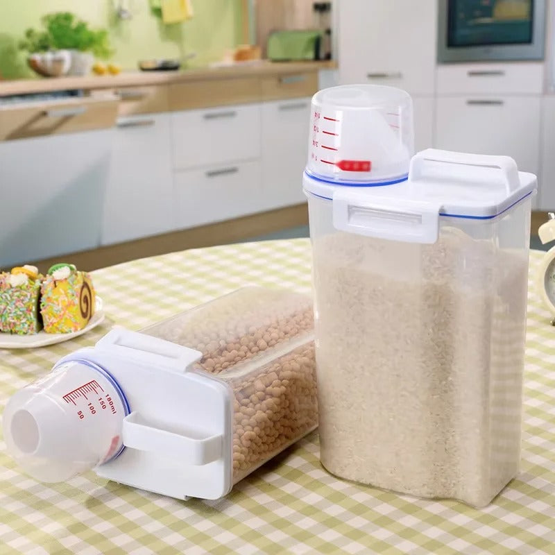 Pet Food Storage Container with Airtight Seal Luvikno