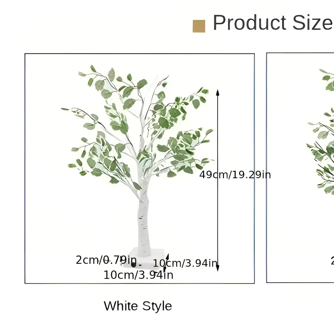 Luvikno | Magisk BrightTree Bordlampe – Elegant Treedesign med Varm LED-belysning