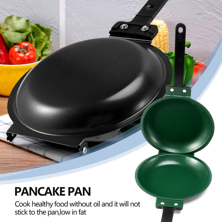 Luvikno | MasterPan Dobbeltsidig Non-stick Panne – For Perfekt Matlaging uten Å Klistre
