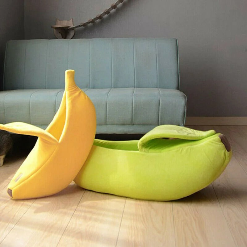 Banana Cat Bed Luvikno