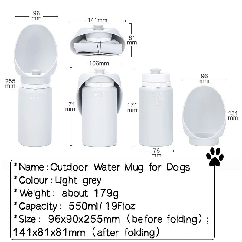 FoldSip Pet Cup Luvikno