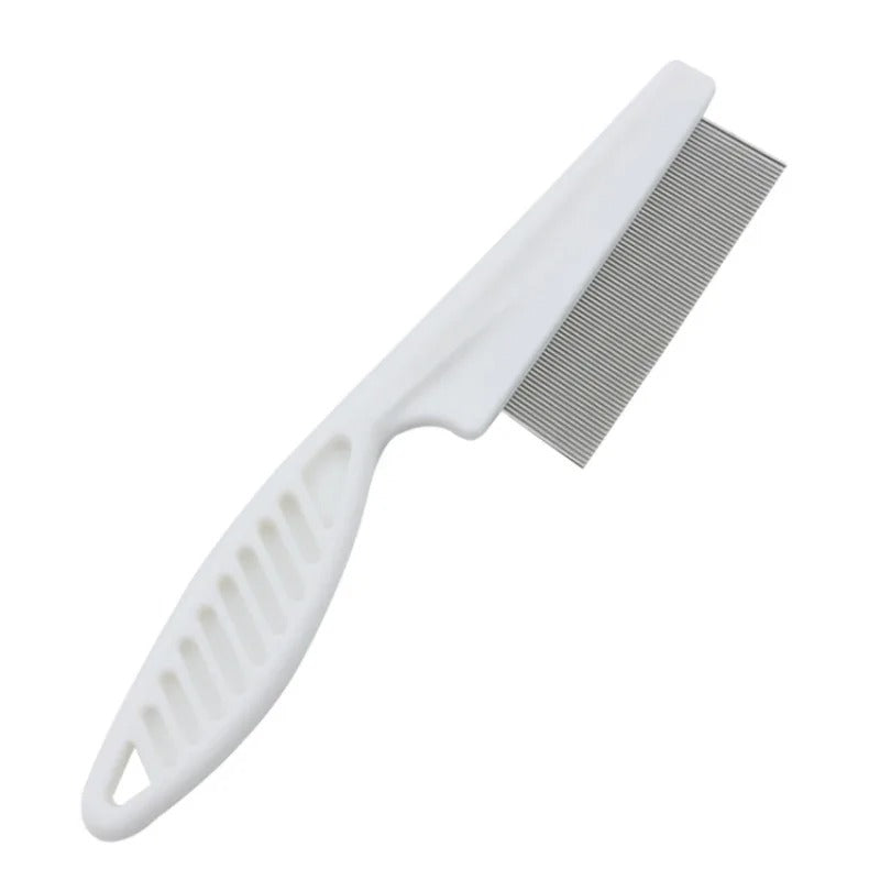 Pet Hair Shedding Comb Rustfritt Stål Loppere Comb Luvikno