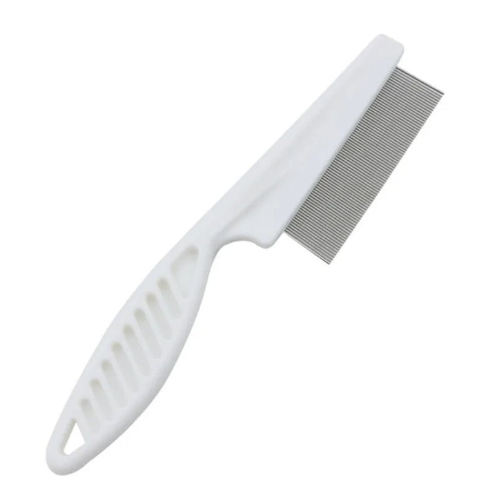 Pet Hair Shedding Comb Rustfritt Stål Loppere Comb Luvikno