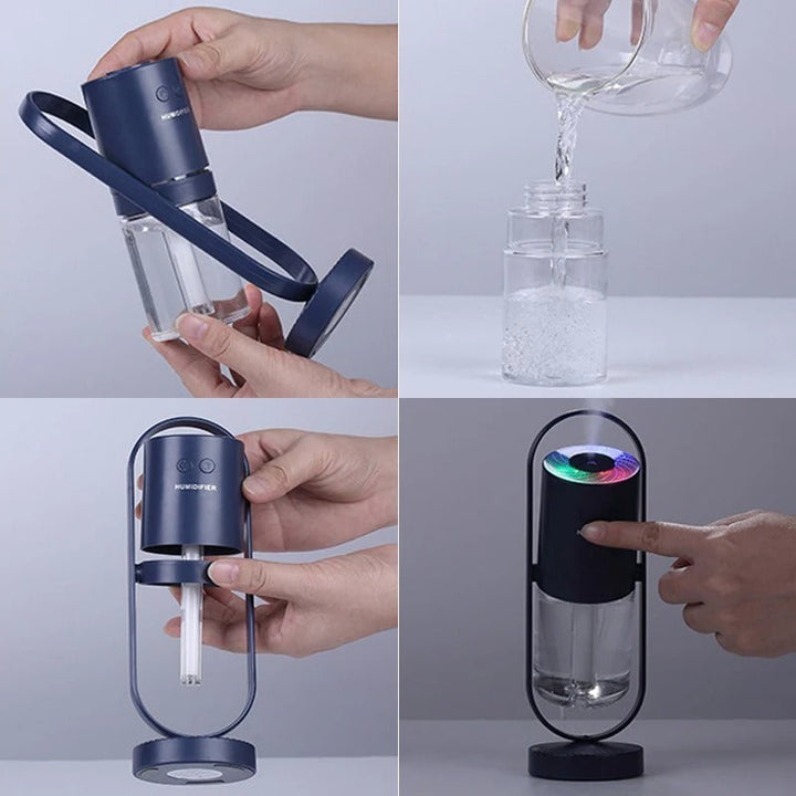 Luvikno | 360° LED Nattlampe - Moderne 360° LED Nattlampe med USB-ladefunksjon