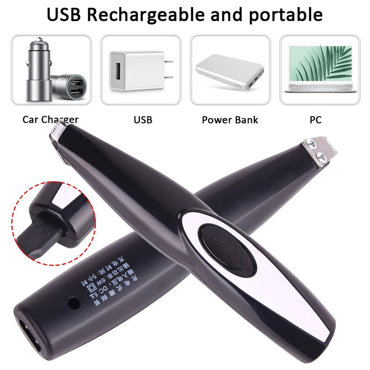 Ny USB-oppladbar trimmer for dyrehår Luvikno
