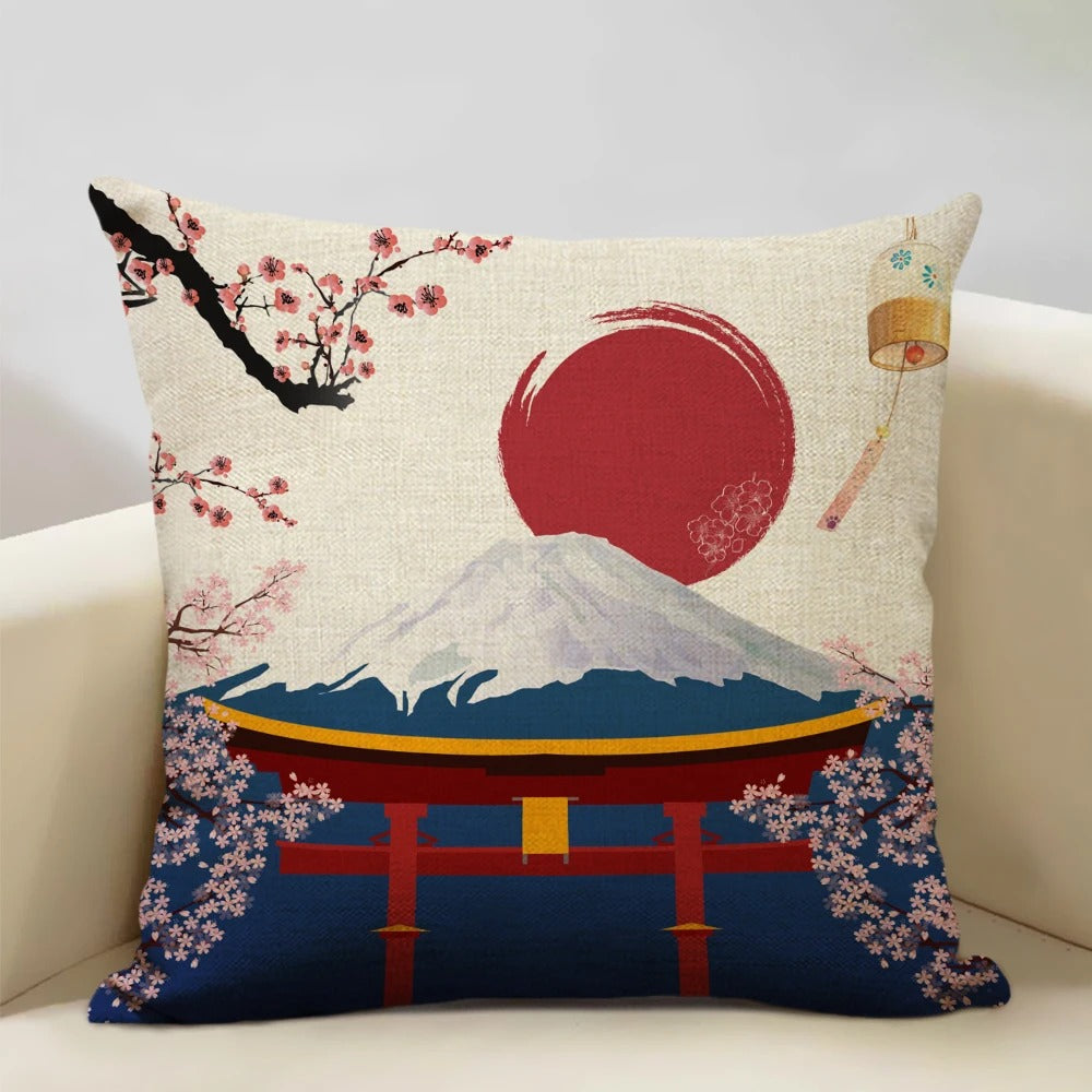 Luvikno | BeauRêve Putetrekk med Mount Fuji - Japansk Stil for Ethvert Rom