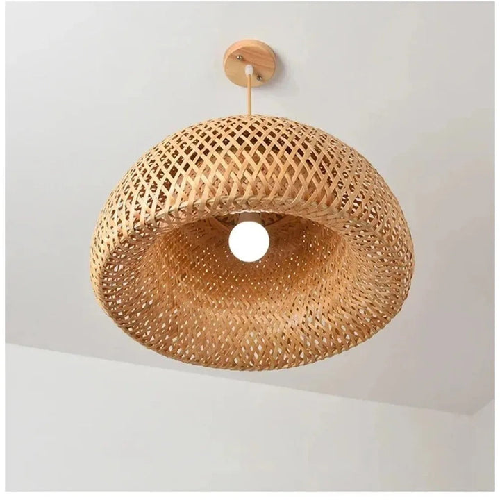 Bamboo Lampe Håndstrikket Kinesisk Stil Veving | Luvikno