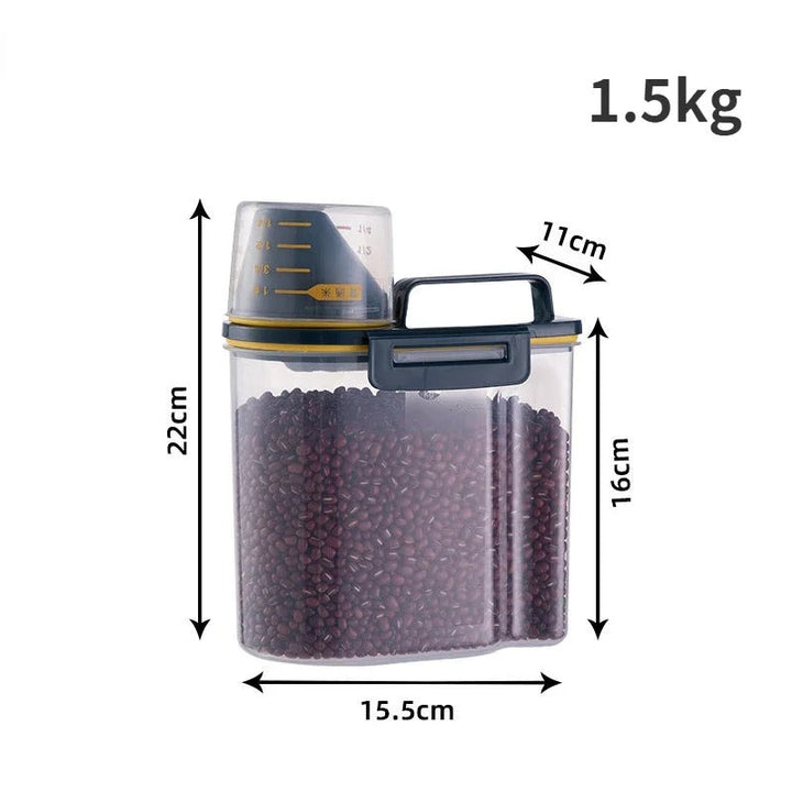 Pet Food Storage Container with Airtight Seal Luvikno