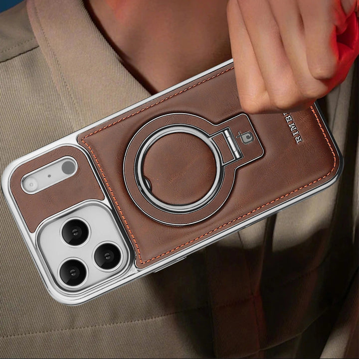 Luvikno | Norvex | Luxe Lær iPhone Etui Premium Beskyttelse og Stil
