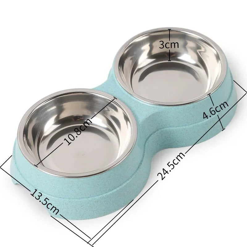 DualFeast Pet Bowls Luvikno