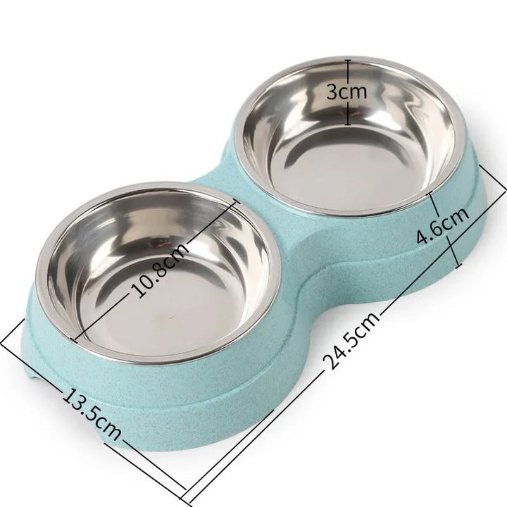 DualFeast Pet Bowls Luvikno