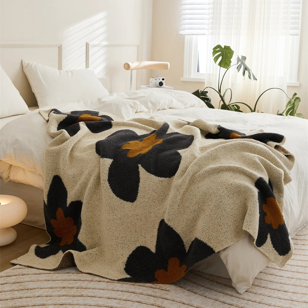 FloralSoft - Luksus Mikrofiber Teppe for Ultimat Komfort Luvikno