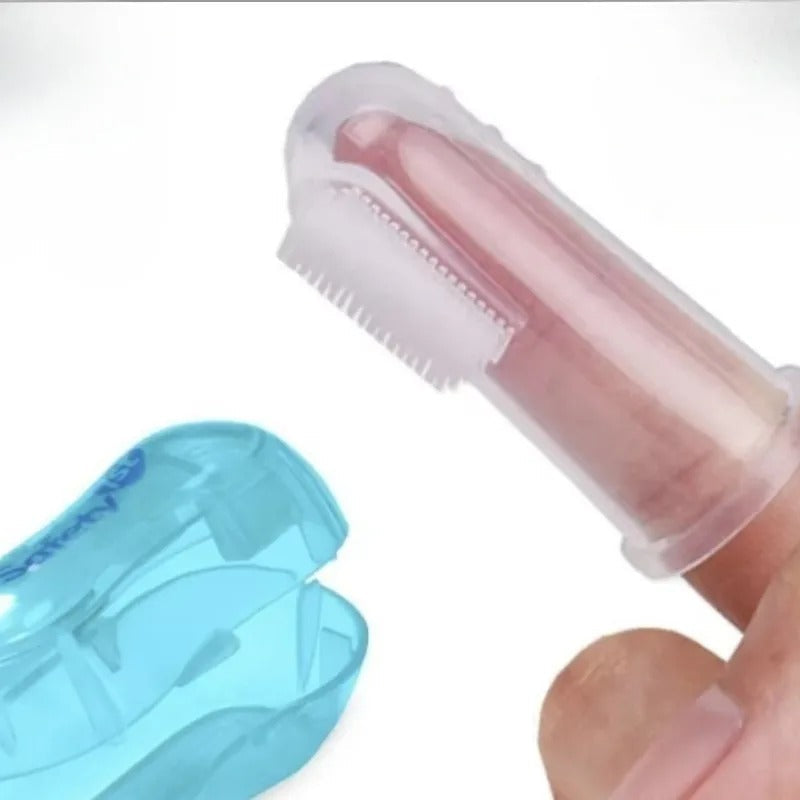Hot Selling Soft Pet Finger Toothbrush Luvikno
