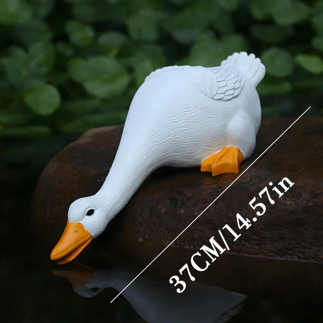 PuddlePals Skulptur – LandhusstilAnd & Gås Figur | Luvikno