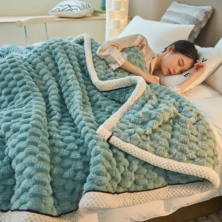 Velvet Turtle Blanket - Luksuspledd for høst og vinter Luvikno