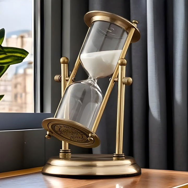 Tidsreisende Timeglass - Stilfull Tidskeeper for Stue eller Kontor | Luvikno