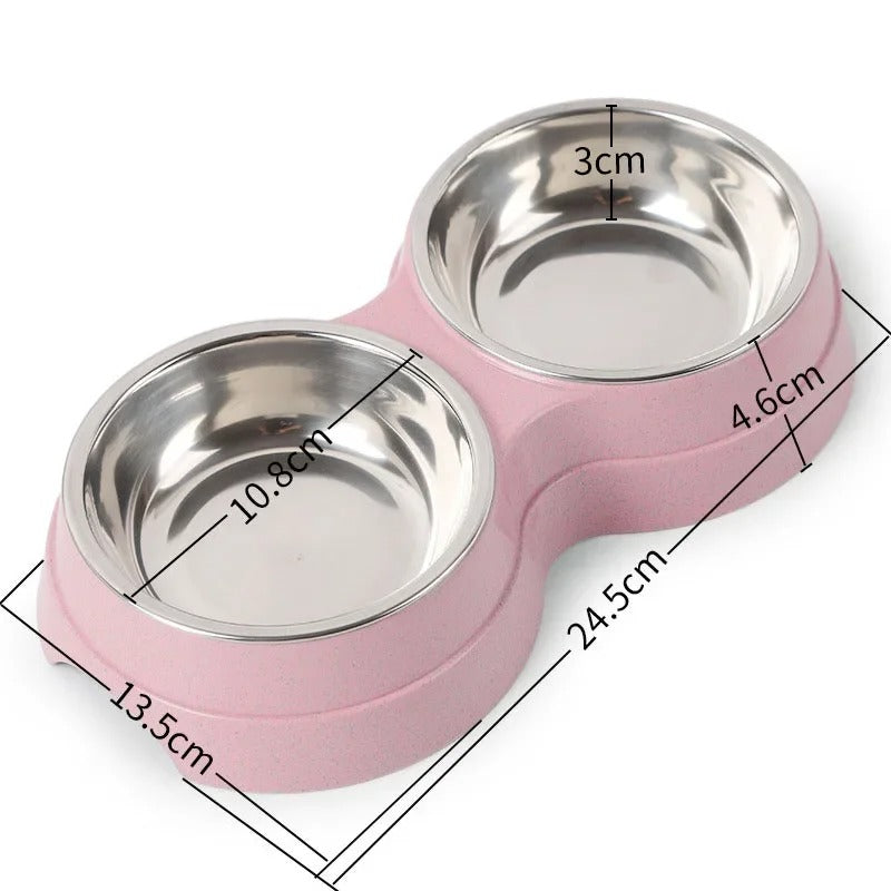 DualFeast Pet Bowls Luvikno