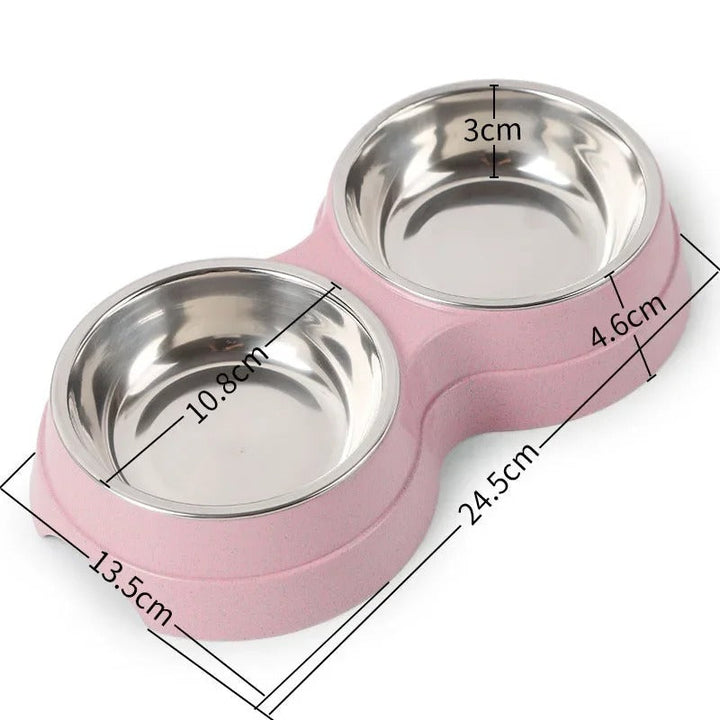 DualFeast Pet Bowls Luvikno